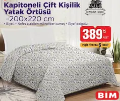 CASİLDA HOME KAPİTONELİ ÇİFT KİŞİLİK YATAK ÖRTÜSÜ